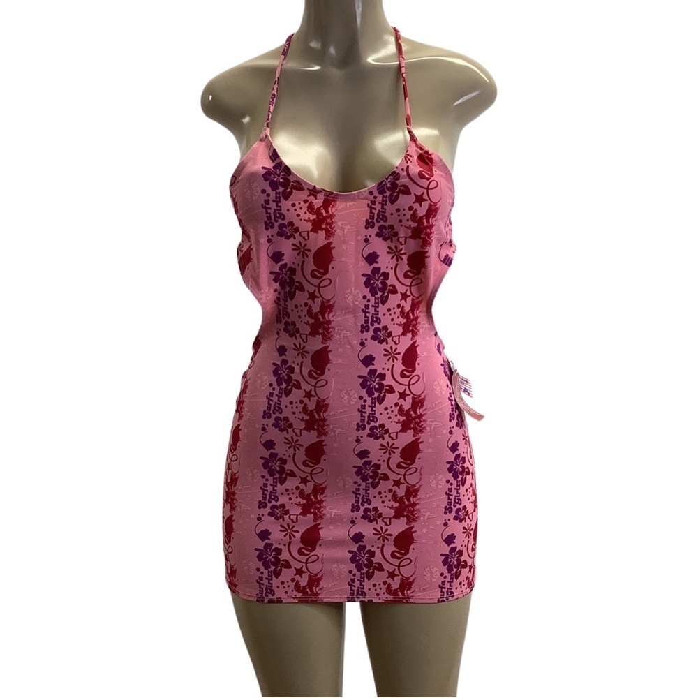 Indecent Proposal by Zuliana mini dress with cut out design and halter tie